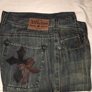 36 x 36 Men’s Affliction “Denim Killers”